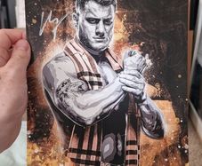 AEW MJF Autograph