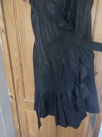Tsega new 100% cotton black wrap dress (free post)