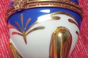 Vintage Egg Shaped Trinket Box