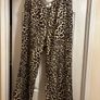 leopard wide leg trousers Image 2