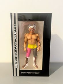 Exotic Adrian Street Wrestling Figure (autographed) - WWE WCW ECW TNA AEW