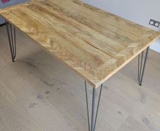Dining table - hairpin leg