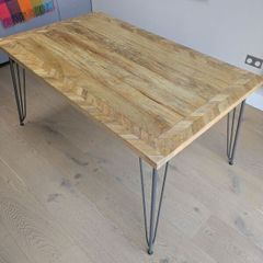 Dining table - hairpin leg
