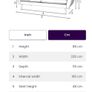 DFS French Connection Zinc Sofa Set (4 Seater, Cuddler & Footstool) Image 4