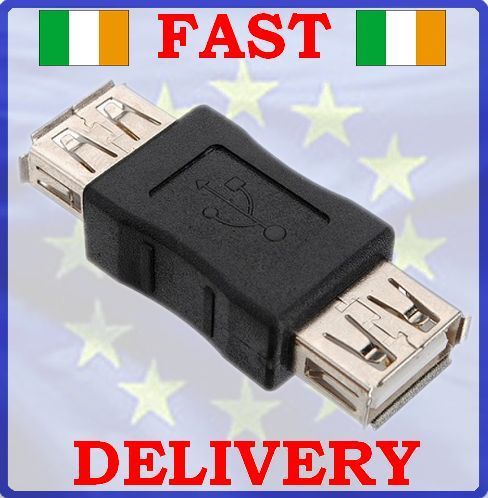 New USB A Female to USB Female Adapter Connector Coupler Changer Converter #198
