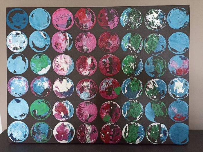 Acrylic on Canvas Painting