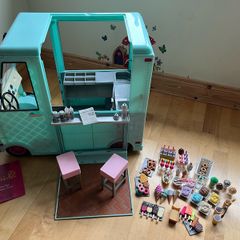our generation ice cream truck / dolls / dog and accessories