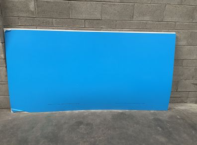 Solid PVC hygienic board 8x4 white 2440m 2.5mm