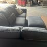 Blue corner sofa L shaped Image 5
