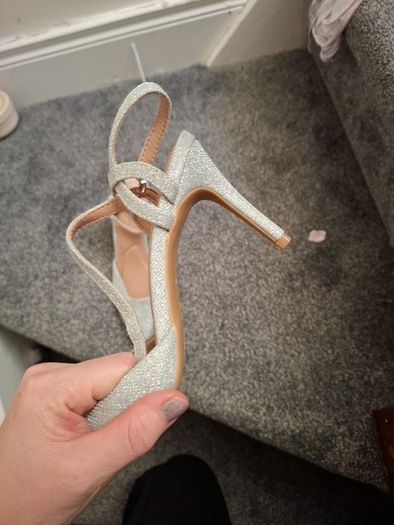 silver shoes uk 5