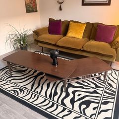 Mid Century Switchblade Extendable Coffee Table