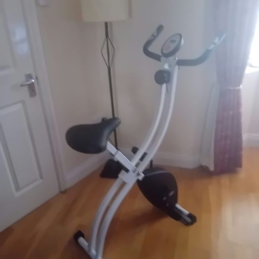 folding exercise bike