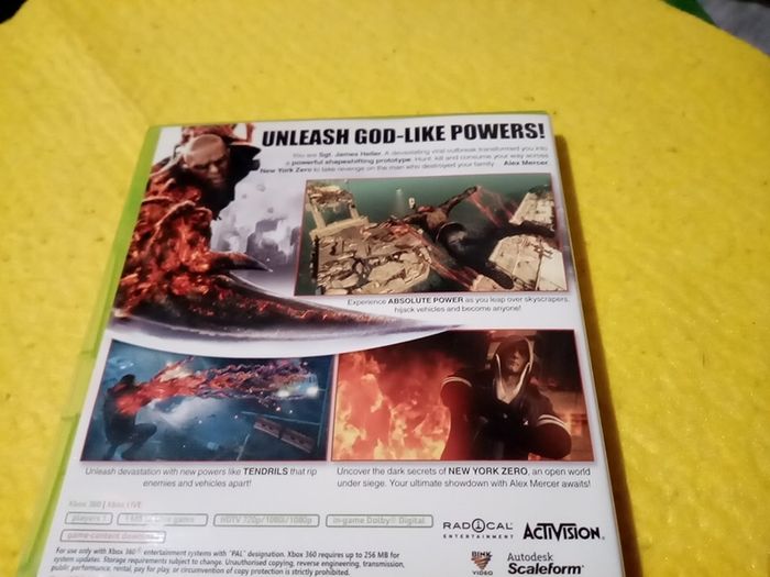 Prototype 2 Xbox 360 games Original