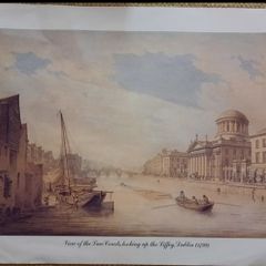 River Liffey , Dublin 1799 Print