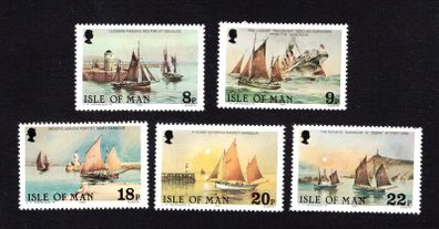 1981 Isle of Man Centenary of Royal National Mission to Deep Sea Fisherman Commemorative Stamps Mint Never Hinged (MNH)
