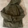 Short hooded trench coat Image 3