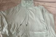 Sweaty Betty Cropped Funnel Neck Sweatshirt Small