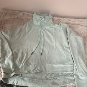 Sweaty Betty Cropped Funnel Neck Sweatshirt Small