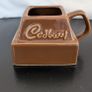 Cadbury Ceramic Advertising Pot Brown Glazed Vintage Image 4