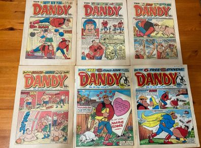 Comics: 'The Dandy' 1988,1989 and 1990 (36 comics)