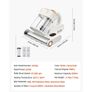 Mattress Vacuum Cleaner, 550W Bed Vacuum Cleaner with 18Kpa Powerful Suction and Dual Dust Bin, HEPA Filter & Heating Image 5