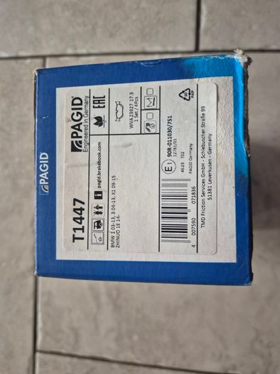 BMW rear brake pads Series - 1 E81 /3 E90 /X1 E84