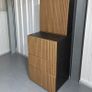 Storage Combination drawers IKEA BESTA  BJORKOVIKEN  - 8 Piece Matching Set - Oak and Black-Brown Image 4