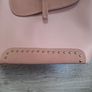 Salmon coloured shoulder bag Image 3