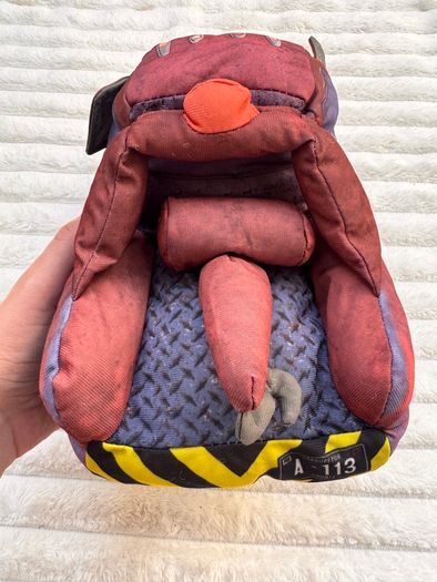Disney Pixar Cars Mater Soft Plush Tow Truck 2011 NOT Working Nothing Inside approx. 28 cm. long Used Please see photos