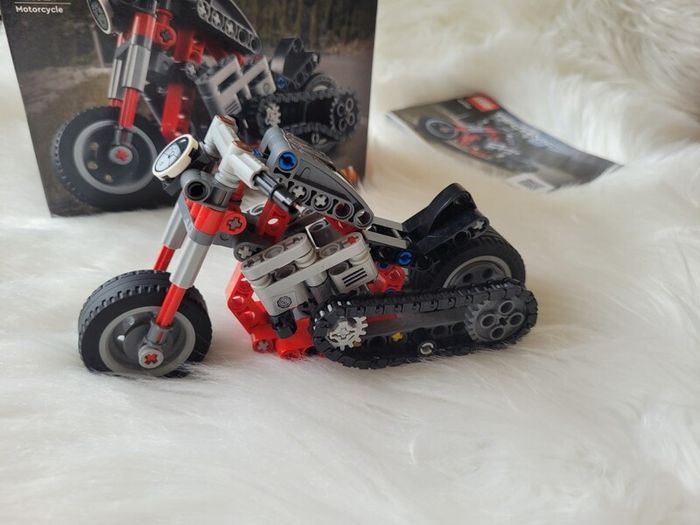 Complete Lego Technic Motorcycle 42132 Set