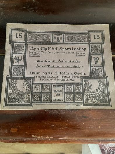 Vintage Irish Exercise Copy Book