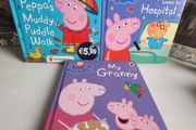 set of 3 peppa pig board books