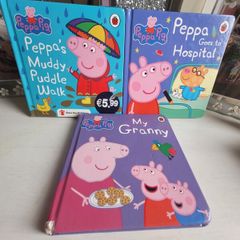 set of 3 peppa pig board books