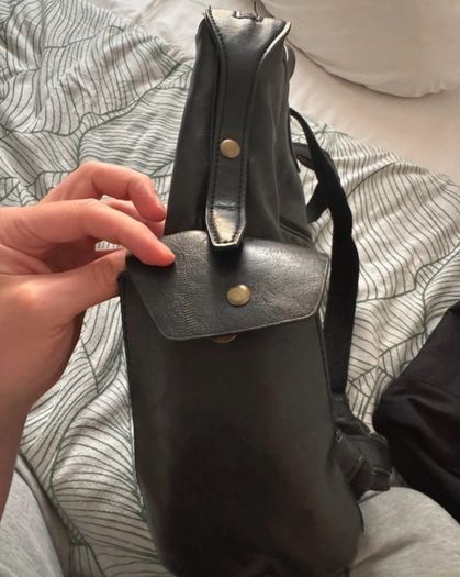 leather backpack