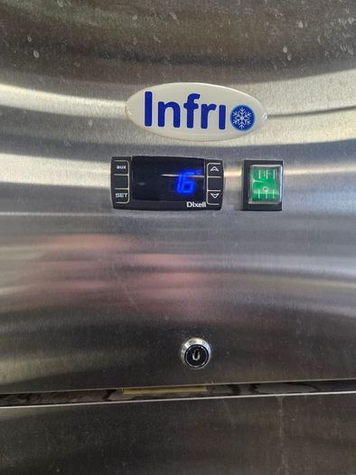 Infrio 2/1 GN Single Door Stainless Fridge AGN701