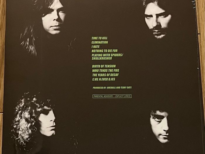 Overkill The Years of Decay vinyl new