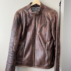 Men leather jacket