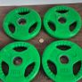 set of 4x5kilo olymoic weightd plates used Image 5