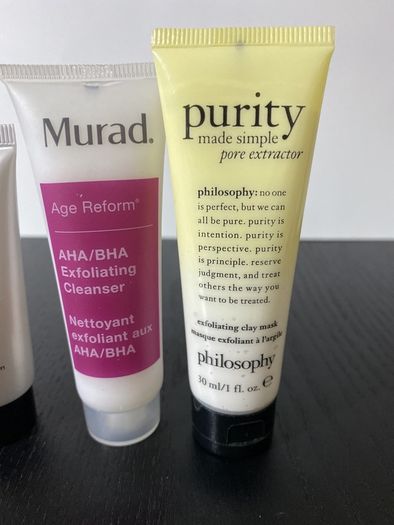 Murad , Peter Thomas Roth , purity by philosophy 15euro each brand new