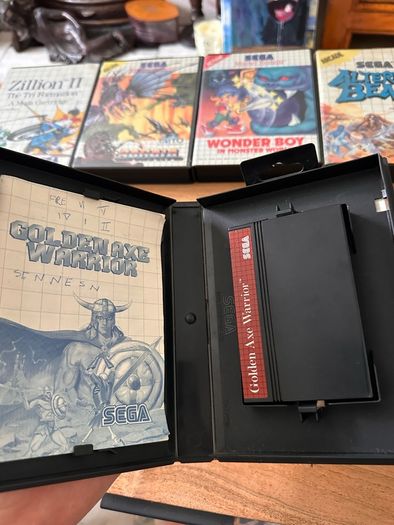 Sega Master System console and games Sonic