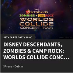 Disney Descendants, Zombies & Camp Rock: Worlds Collide Tour