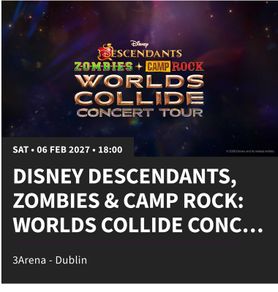 Disney Descendants, Zombies & Camp Rock: Worlds Collide Tour