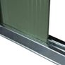 9ft x 4ft Garden Shed with Kit Ventilation & Doors Light Green Image 8