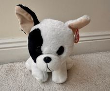 TY Beanie Baby Classic Marcel The French Bulldog 2019 approx. 20 cm. Used Please see photos
