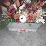 Door Wreath ( Giant- sized) and floral arrangement. Image 6