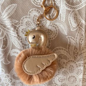 Key Charm hand bag decoration swan