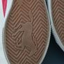 New Mustang Womens Red Canvas Sneakers Image 5