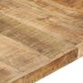 Coffee Table 140x140x40 cm Rough Mango Wood Image 5