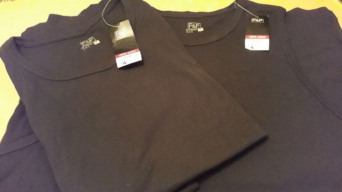 F&F Men's Black Vests / Tank Tops -  Set of THREE in Size XXL (Brand New & Tagged)