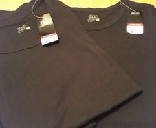 F&F Men's Black Vests / Tank Tops -  Set of THREE in Size XXL (Brand New & Tagged)